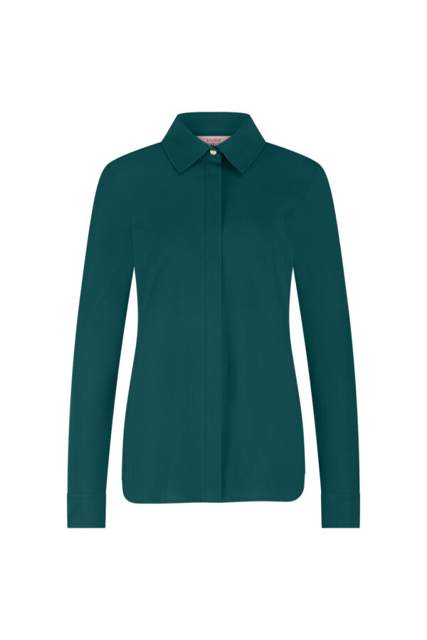 Poppy gold blouse - Bottle green - Afbeelding 5