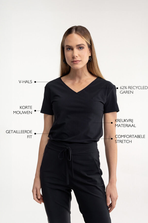 Roller shirt - Zwart - Afbeelding 3