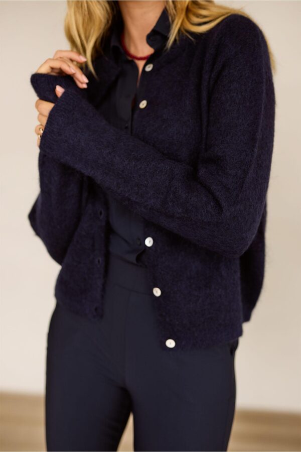 Bibi mohair cardigan - Blauw - Afbeelding 2