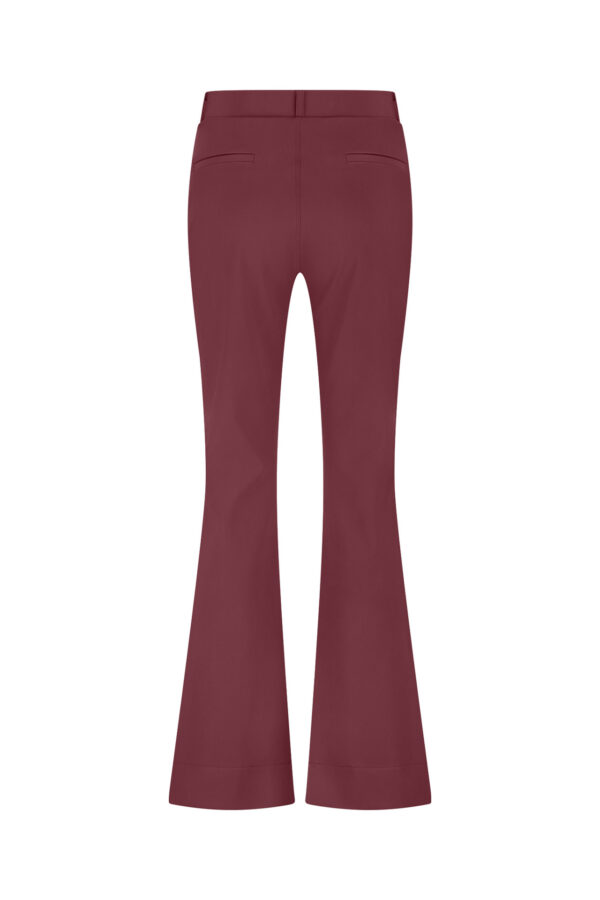 Flair bonded trousers - bordeaux rood - Afbeelding 4