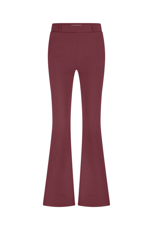 Flair bonded trousers - bordeaux rood - Afbeelding 5