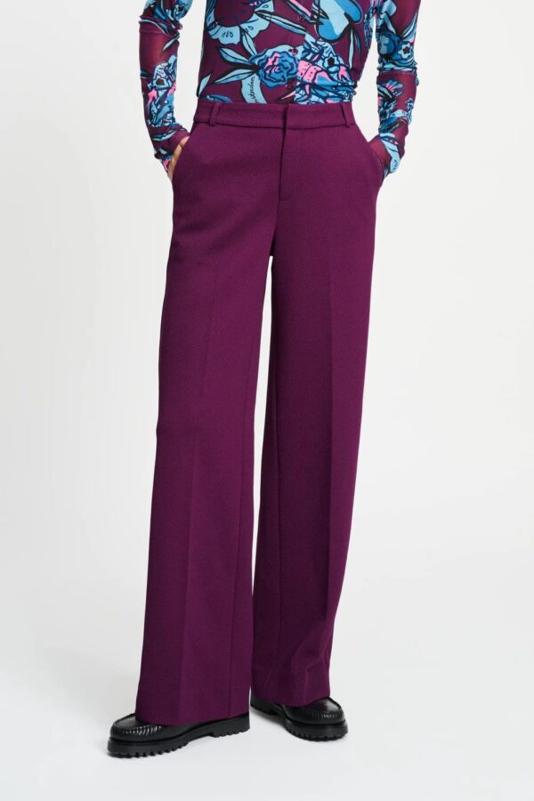PANTS - Lara Plum - Paars