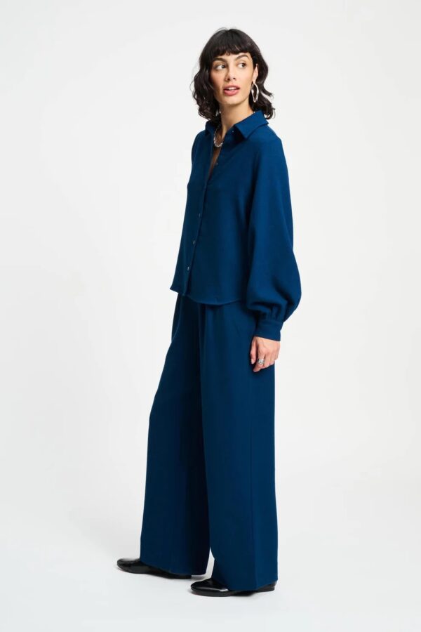 BLOUSE - Nightfall Blue - Blauw - Afbeelding 3