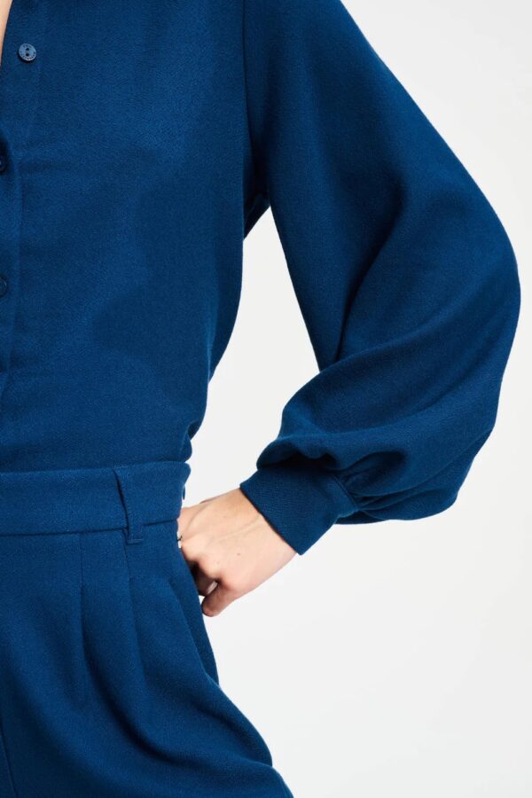 BLOUSE - Nightfall Blue - Blauw - Afbeelding 4