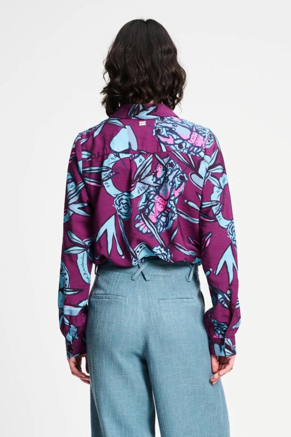 BLOUSE - Mila Mystic Dinner - Paars - Afbeelding 2