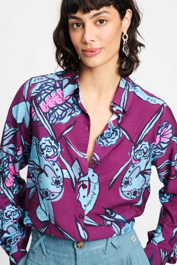 BLOUSE - Mila Mystic Dinner - Paars