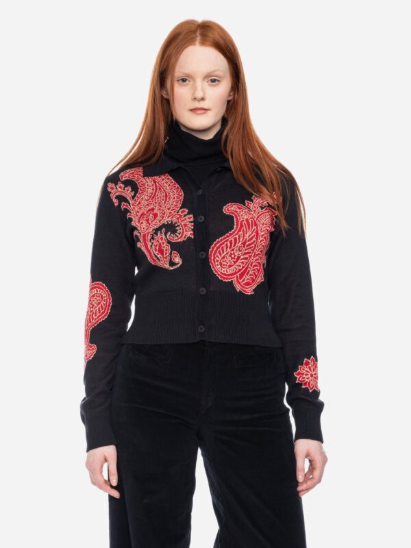 Jacke Shala Paisley - Zwart