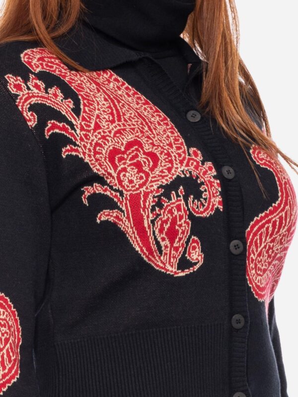 Jacke Shala Paisley - Zwart - Afbeelding 4