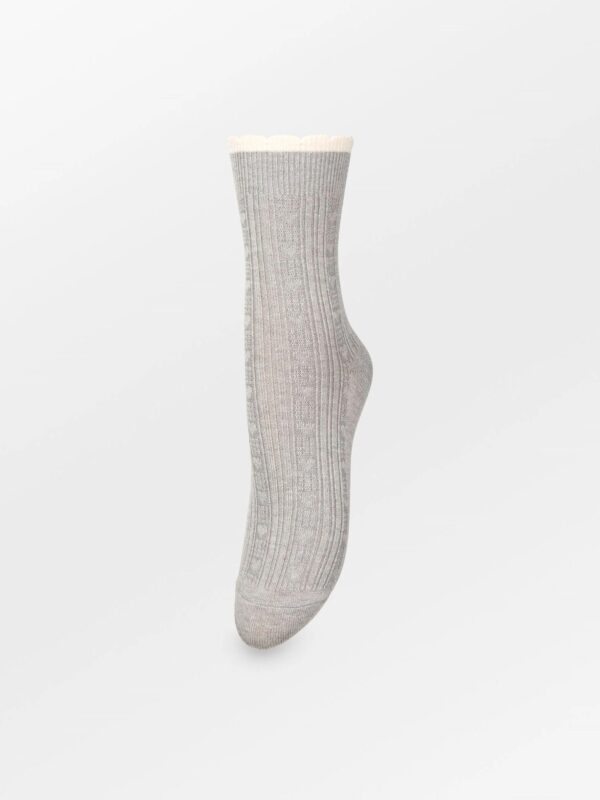 Scallop Sock - Grijs