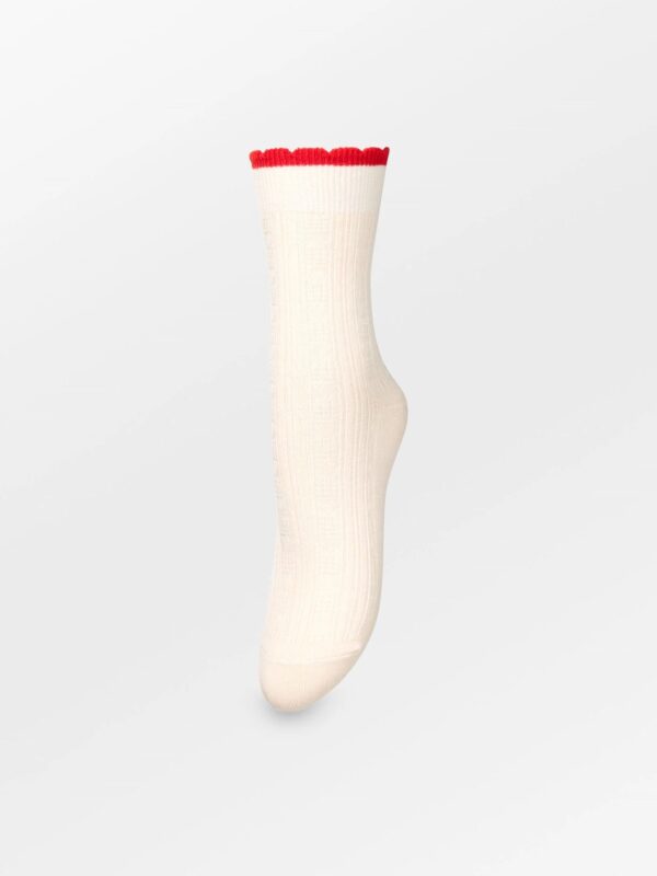 Scallop Sock - Off white