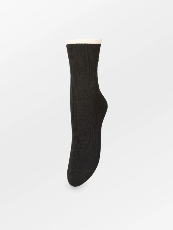 Scallop Sock - Zwart