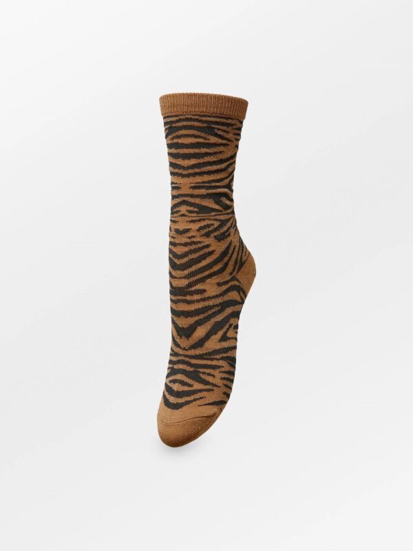 Tigarea Glitter Sock - Bruin