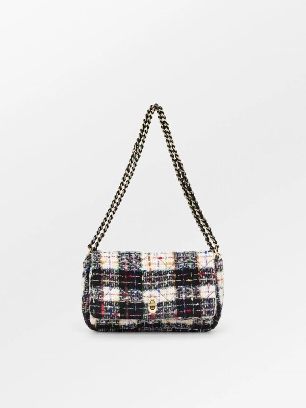 Boucle Checked Hollis Bag - Zwart - Afbeelding 3