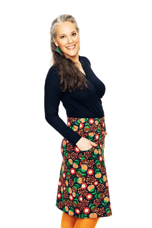 Majken Skirt - Bloemen print multi - Afbeelding 4