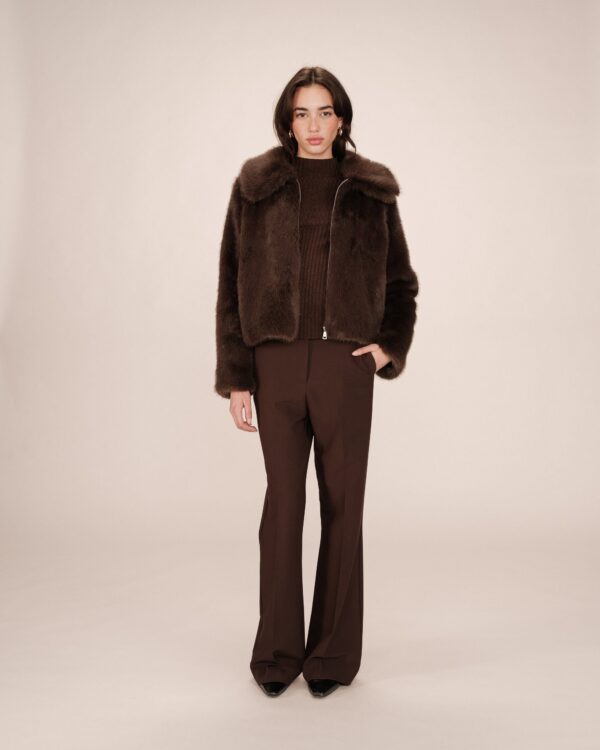 Shonna Manteau - Bruin - Afbeelding 3