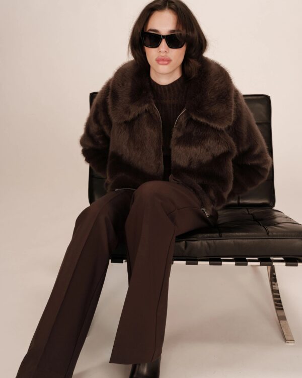 Shonna Manteau - Bruin - Afbeelding 6