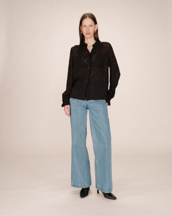 Swing Blouse - Zwart - Afbeelding 3