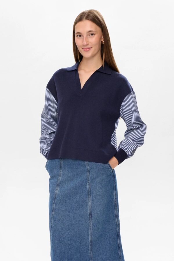 NUMARSY PULLOVER - Navy