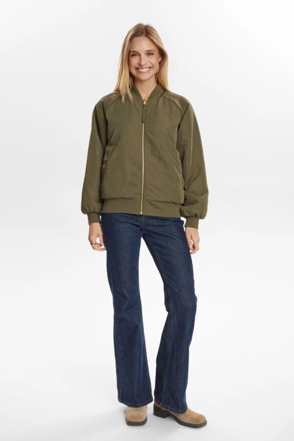 NUETERA REVERSIBLE JACKET - Army green - Afbeelding 3