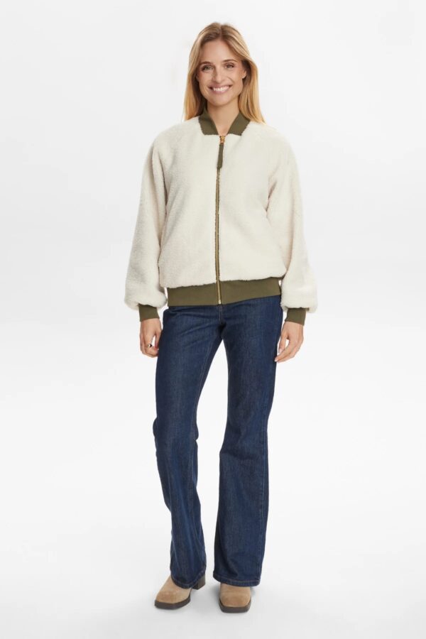 NUETERA REVERSIBLE JACKET - Army green - Afbeelding 6