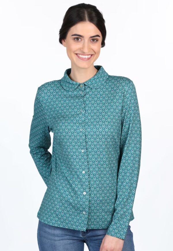 Eltje Ethno Bluse - Lake
