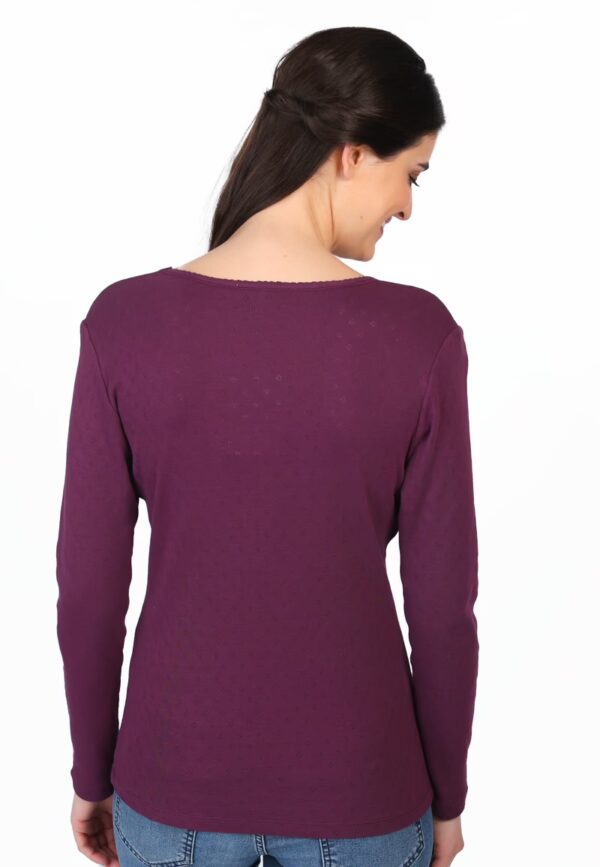 Malin Langarmshirt - plum - Afbeelding 4