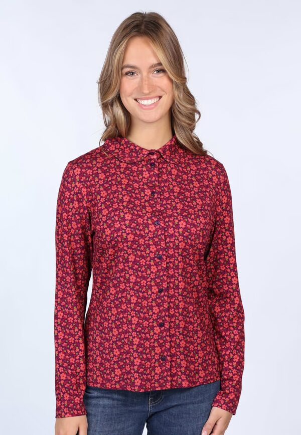Eltje little flower Bluse - Paars