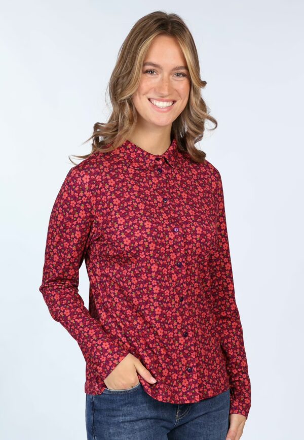 Eltje little flower Bluse - Paars - Afbeelding 2