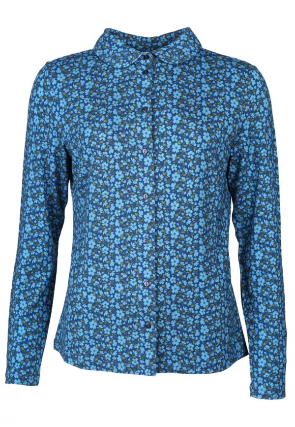 Eltje little flower Bluse - Indigo - Afbeelding 5