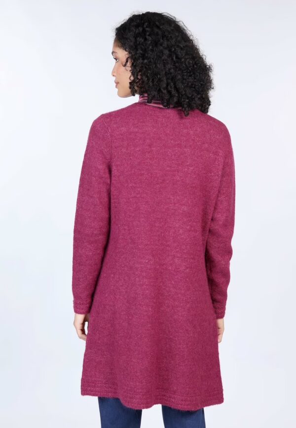 STRICKJACKE SOLENE - Wijnrood - Afbeelding 4