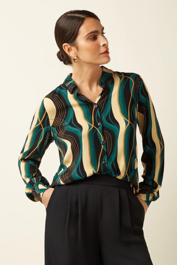 Maisie Blouse Elysse - Zwart