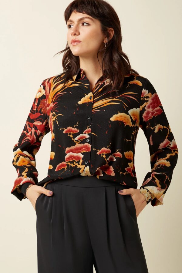 Maisie Blouse Neve - Zwart