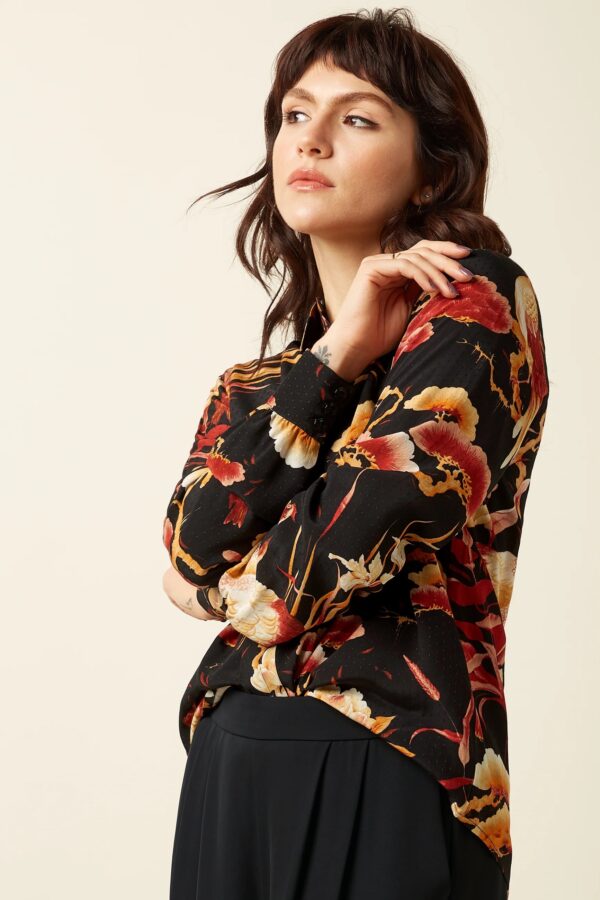 Maisie Blouse Neve - Zwart - Afbeelding 2