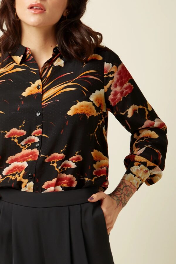 Maisie Blouse Neve - Zwart - Afbeelding 3