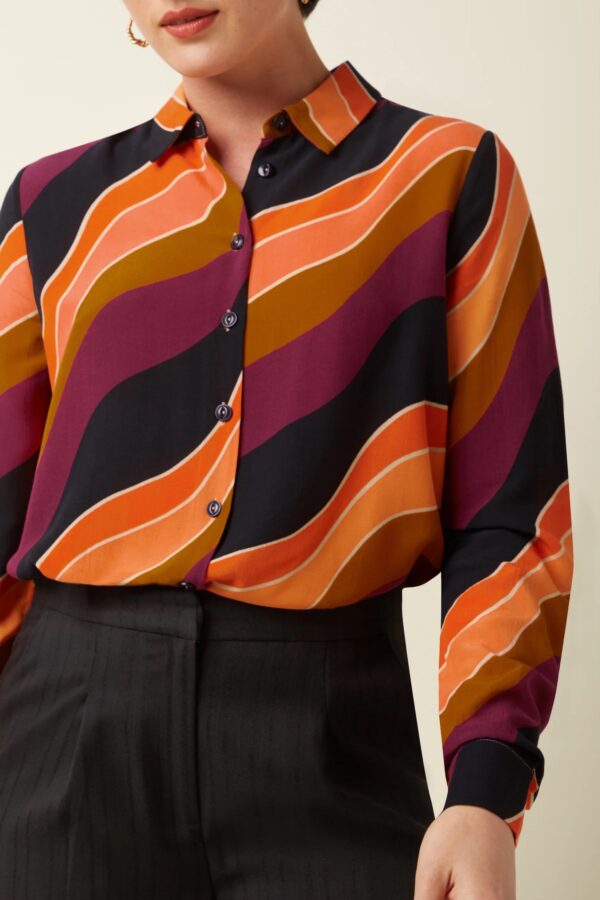 Maisie Blouse Razzle - beaujolais red - Afbeelding 4