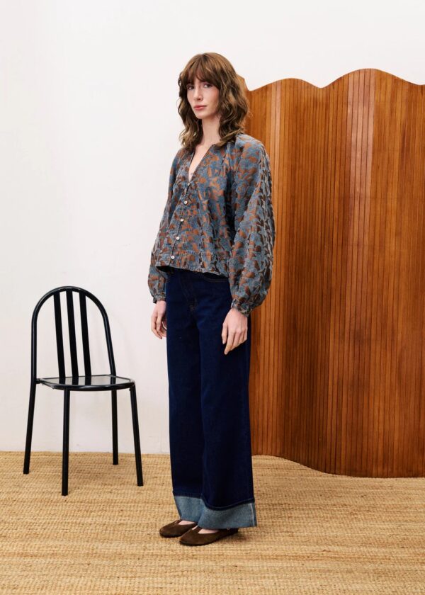 Blouse Print - Goud - Afbeelding 3