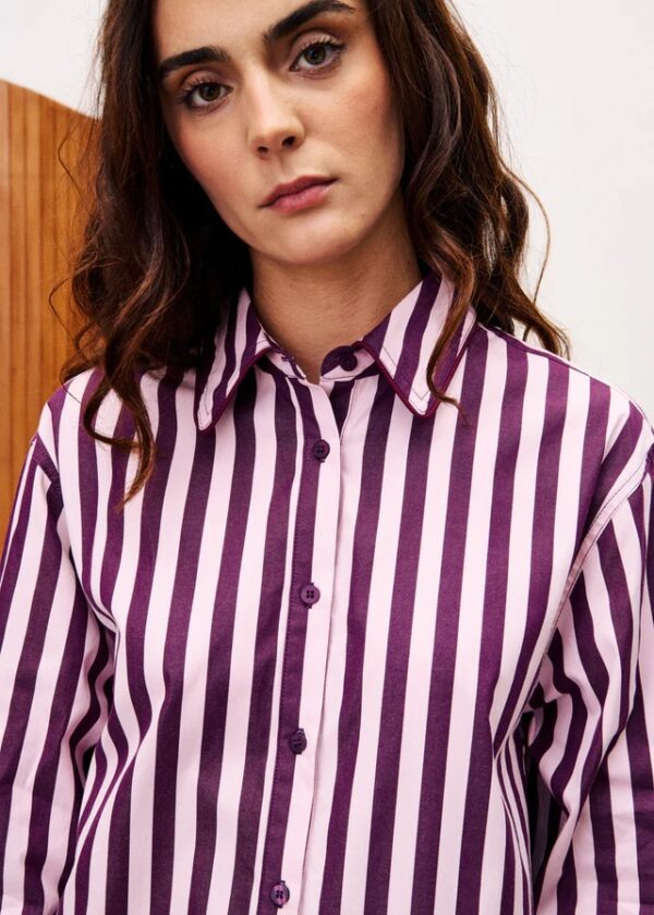 Blouse Stripe - Roze - Afbeelding 4