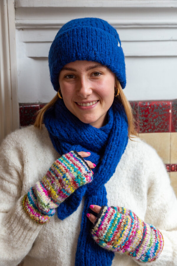 Wantes Sin Dedo Gloves - Multi color