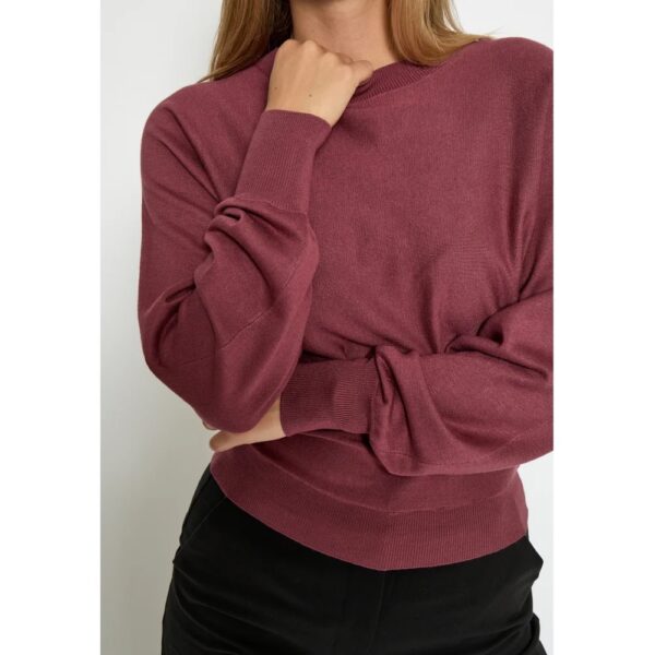 MSDana Bat Sleeve Knit Pullover - Rose - Afbeelding 5