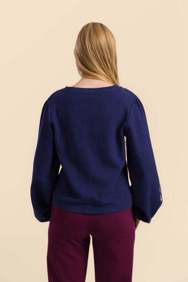 Cathy Top LS - Blauw - Afbeelding 3