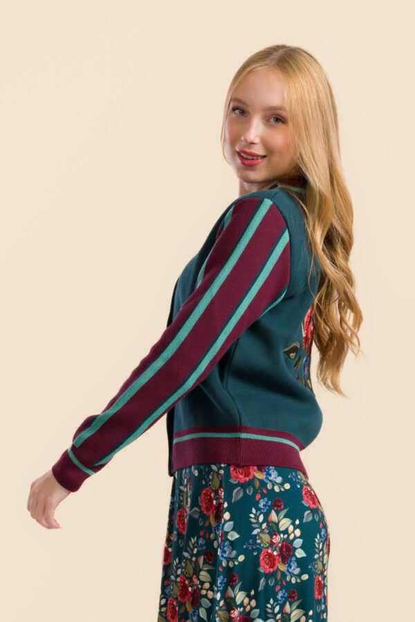 Knitwear Cardigan - petrol - Afbeelding 2