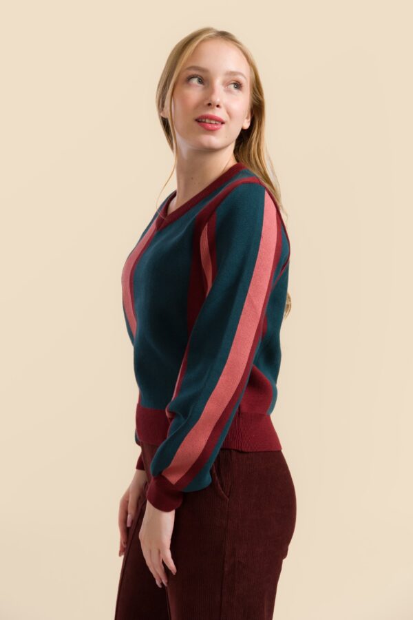 Knitwear Sweater - bordeaux rood - Afbeelding 2
