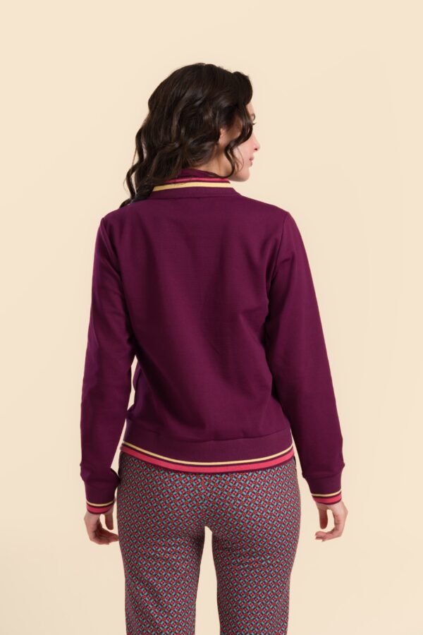 Nora Bomber Jacket - bordeaux rood - Afbeelding 3