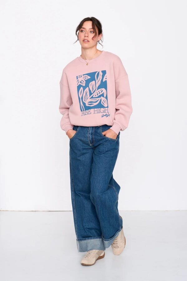 Sweatshirt - Roze - Afbeelding 3