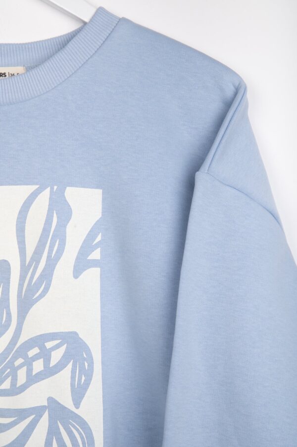 Sweatshirt - Lichtblauw - Afbeelding 4