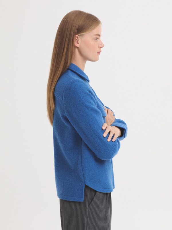 100% wool jacket - petrol - Afbeelding 2