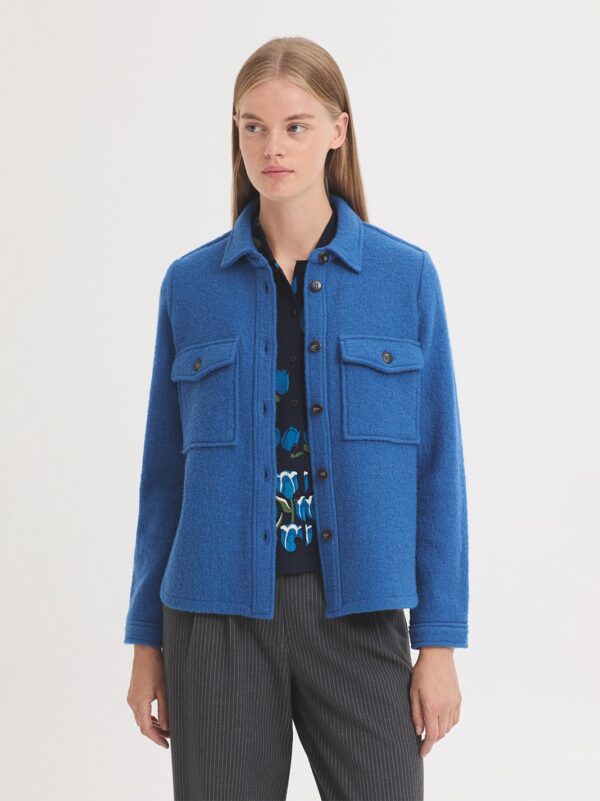100% wool jacket - petrol - Afbeelding 6