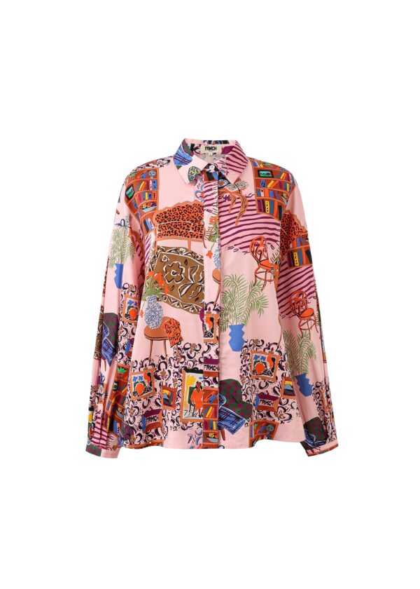 Blouse Print - Roze - Afbeelding 5