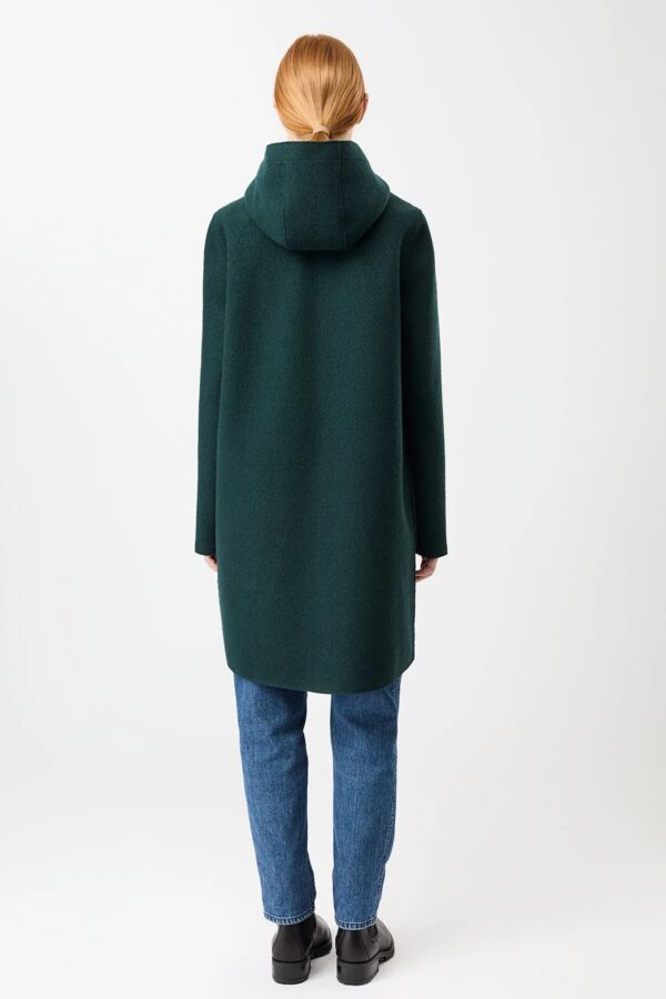Coat Risana OCS-blended - Donkergroen - Afbeelding 3