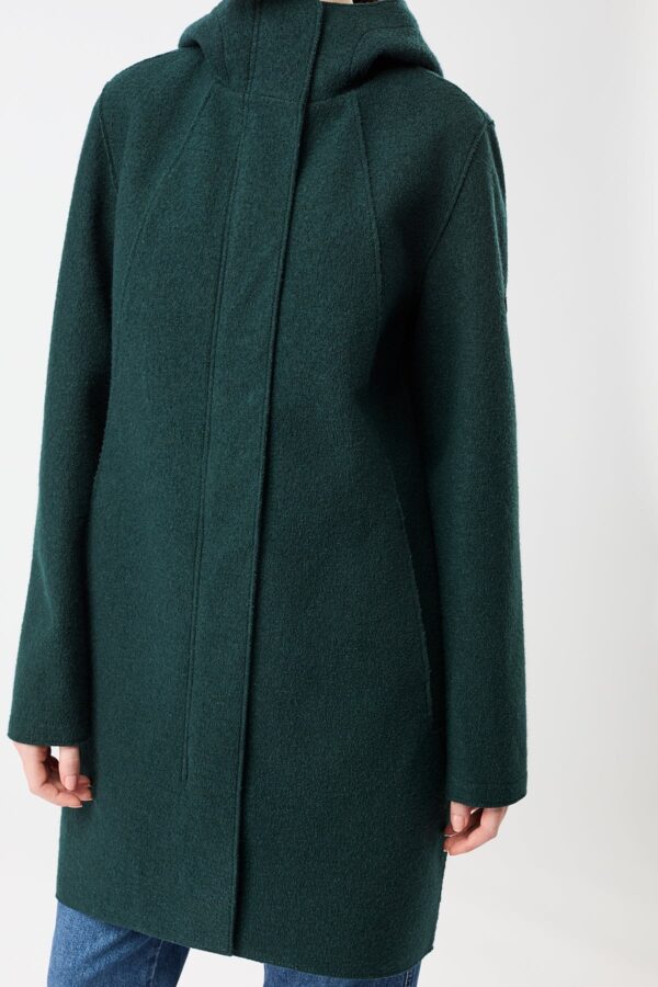 Coat Risana OCS-blended - Donkergroen - Afbeelding 4